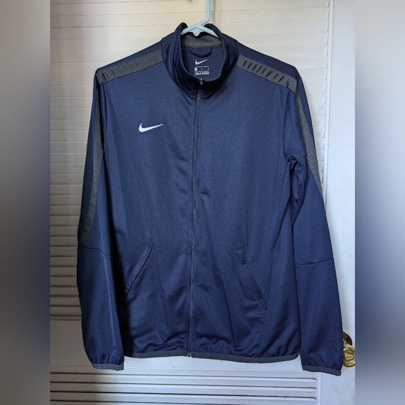 NIKE Dri Fit  Fitness Athletic Sports Track Running Jacket women's size L - Picture 1 of 9